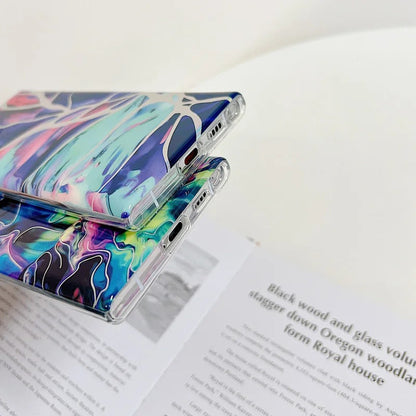 Luxe Marble Laser Pattern Case - Samsung
