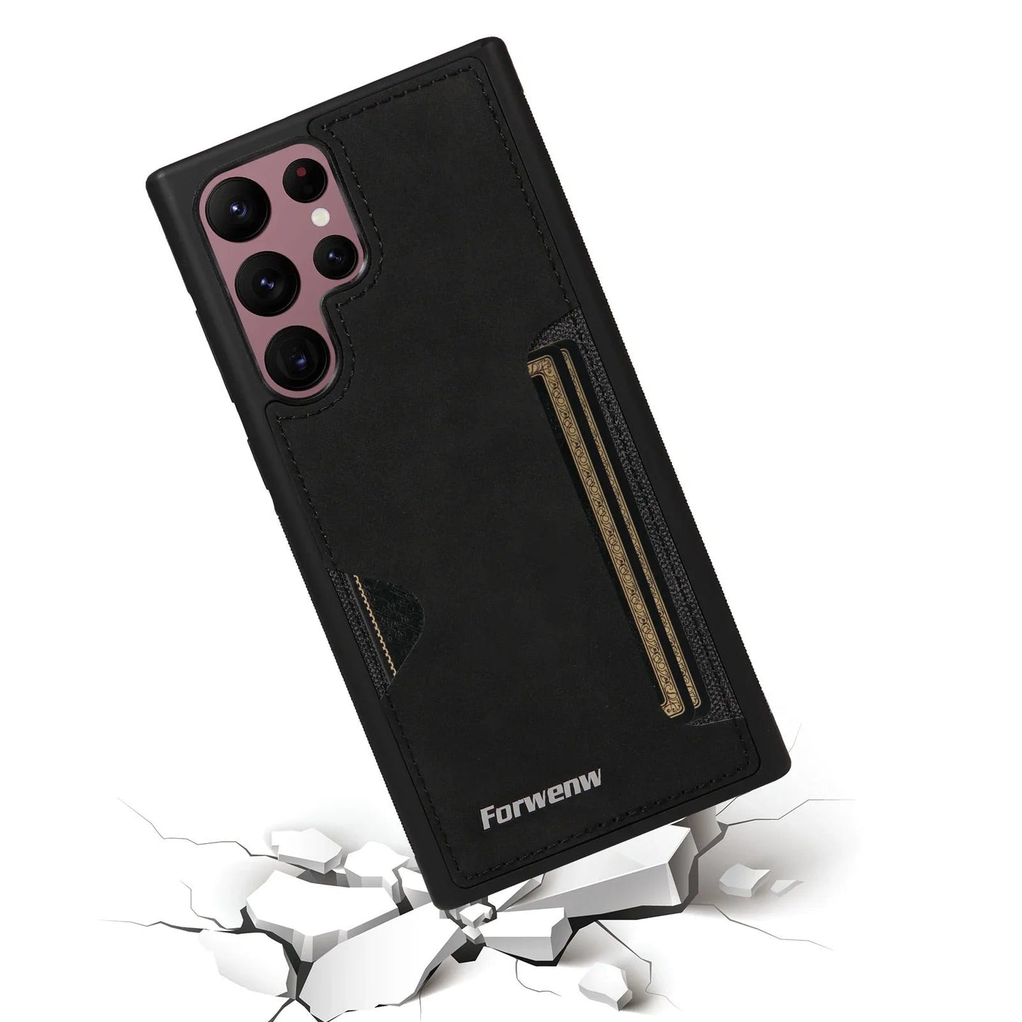 Luxury Pro Wallet Flip Leather Case - Samsung