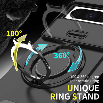 Dual Layer Hybrid Magnetic Ring Stand Case - Google