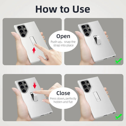 Luxury Magnetic Finger Grip Kickstand Case - Samsung