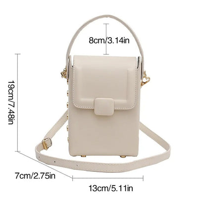 Modish Genuine Leather Flap Shoulder Bag