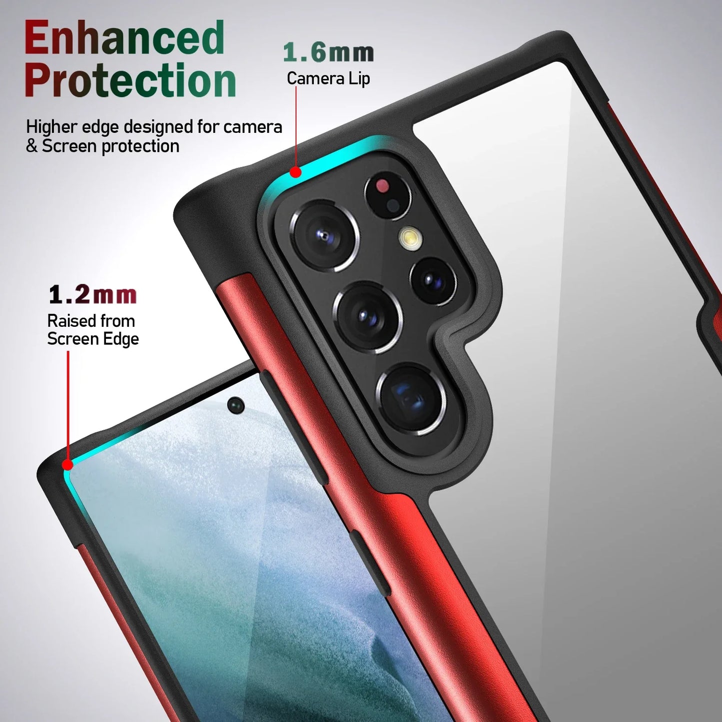 Titan Edge Rugged Metal Bumper Case - Samsung