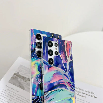 Luxe Marble Laser Pattern Case - Samsung