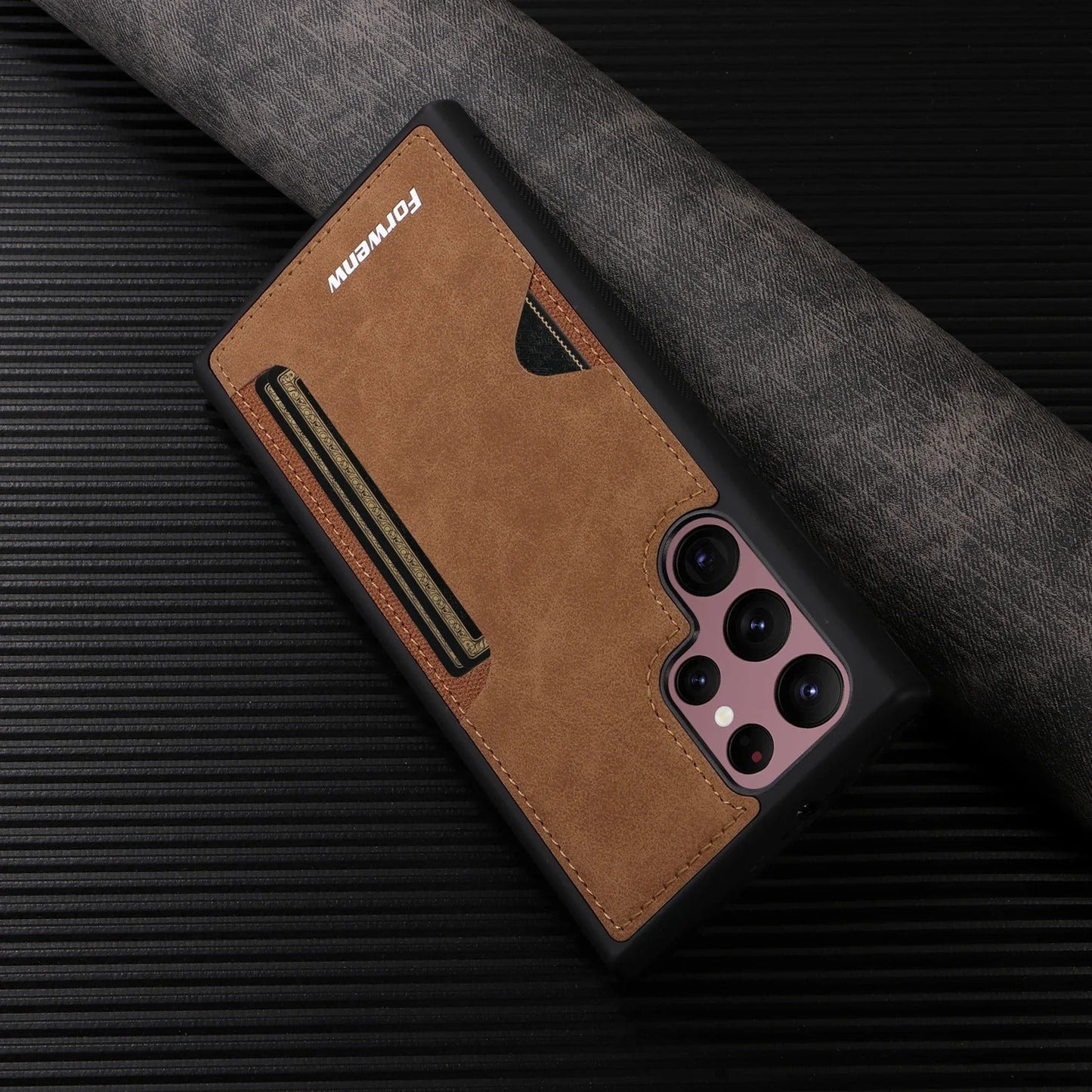 Luxury Pro Wallet Flip Leather Case - Samsung