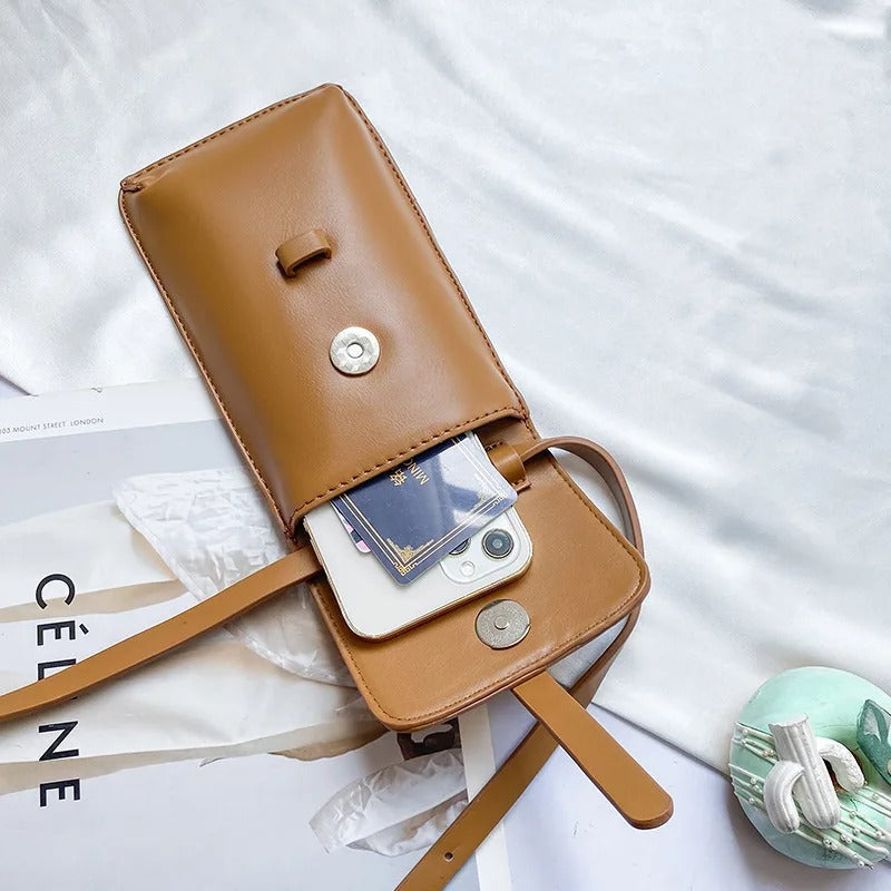 Chic Flap Closure Crossbody Bag