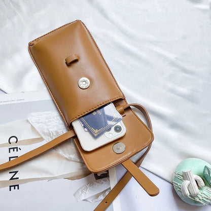 Chic Flap Closure Crossbody Bag