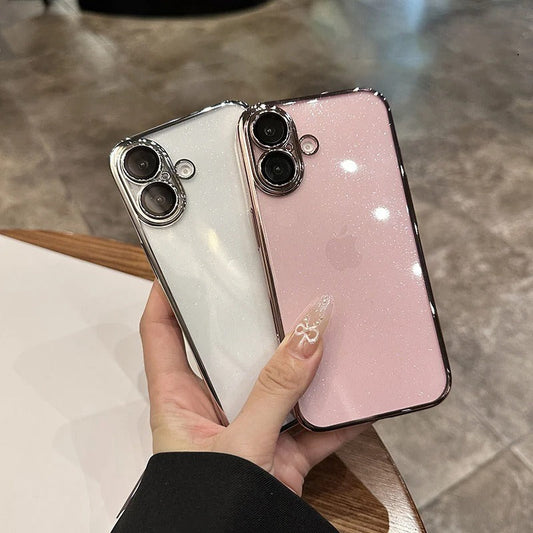 Luxury Transparent Bling Case - Iphone
