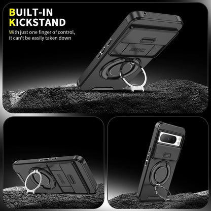 Dual Layer Hybrid Magnetic Ring Stand Case - Google