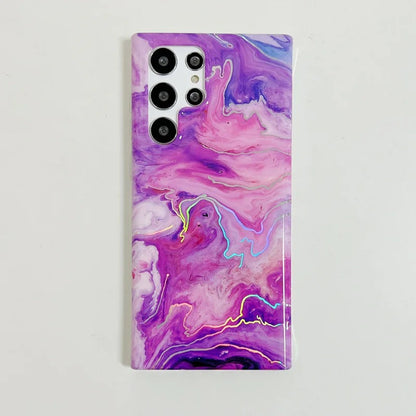 Luxe Marble Laser Pattern Case - Samsung