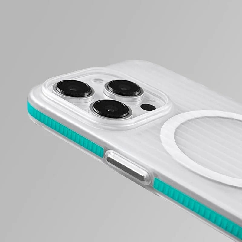 Geometric 3D Stripes MagSafe Case - iPhone