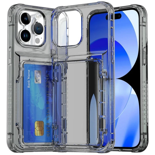 Invisible Crystal Card Holder Case - iPhone