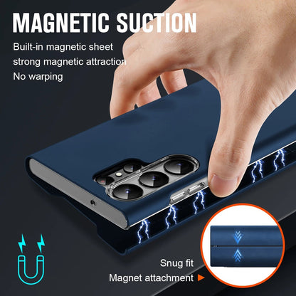 Premium Leather Wallet Case With Pen Slot - Samsung