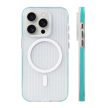 Geometric 3D Stripes MagSafe Case - iPhone
