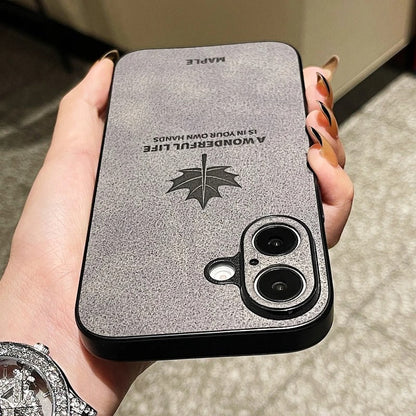 Sleek Cortex Maple Leaf Matte Case - iPhone