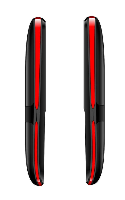 Micromax X412 (Black + Red)