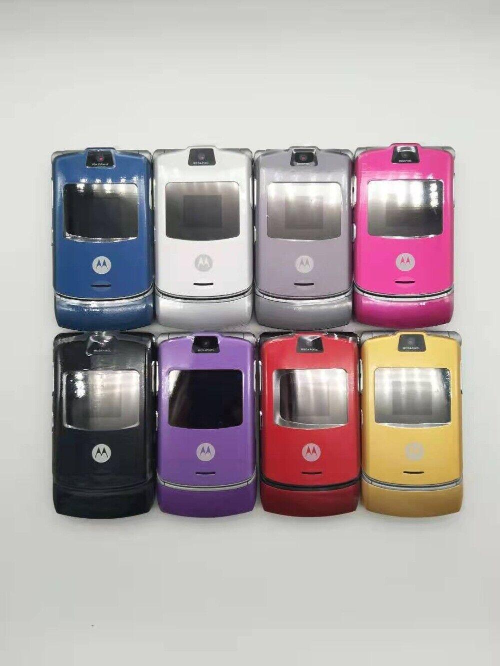 Motorola RAZR V3  Flip Mobile Phone Refurbished