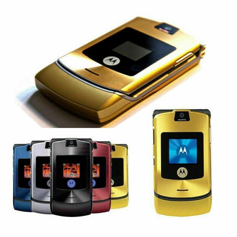 Motorola RAZR V3i GSM 1.23 MP Camera Flip Bluetooth MP3 Refurbished