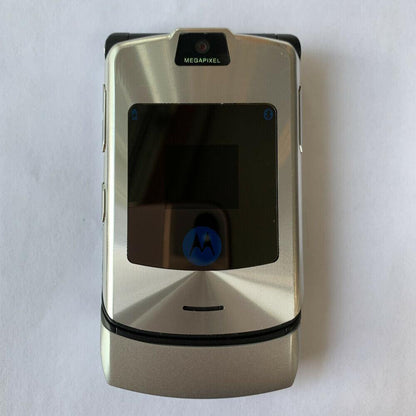 Motorola RAZR V3i GSM 1.23 MP Camera Flip Bluetooth MP3 Refurbished