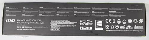 MSI Gaming GeForce RTX 3060 gddr6 pci_e_x16 12GB 15 Gbps GDRR6 192-Bit HDMI/DP PCIe 4 Torx Twin Fan Ampere OC Graphics Card (RTX 3060 Ventus 2X 12G OC), Black Preowned