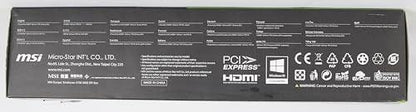 MSI Gaming GeForce RTX 3060 gddr6 pci_e_x16 12GB 15 Gbps GDRR6 192-Bit HDMI/DP PCIe 4 Torx Twin Fan Ampere OC Graphics Card (RTX 3060 Ventus 2X 12G OC), Black Preowned