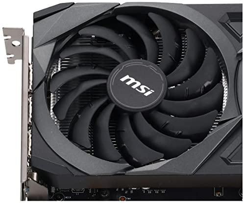 MSI Gaming GeForce RTX 3060 gddr6 pci_e_x16 12GB 15 Gbps GDRR6 192-Bit HDMI/DP PCIe 4 Torx Twin Fan Ampere OC Graphics Card (RTX 3060 Ventus 2X 12G OC), Black Preowned