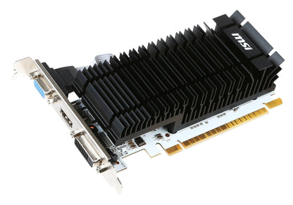 MSI GeForce ddr3_sdram GT 730 Kepler pci_e DDR3 2GB OC Low Profile DirectX 12 (N730K-2GD3H/LP)