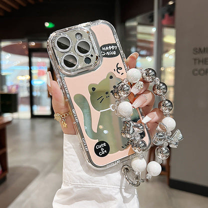 Trendy Cute Cat Mirror Case