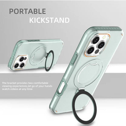 Serene Metal Ring Magsafe Case - iPhone