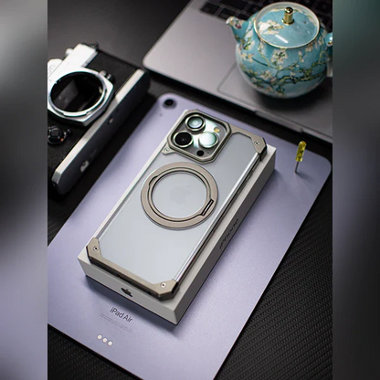 Assembled Magnetic Fulcrum Bracket Case - iPhone