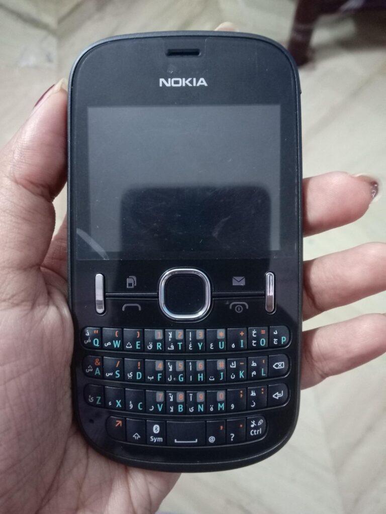 Nokia asha 200 black qwert keypad Refurbished