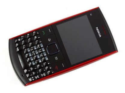 Nokia X2-01 (Single SIM, 2.4 Inch Display, Red) Used