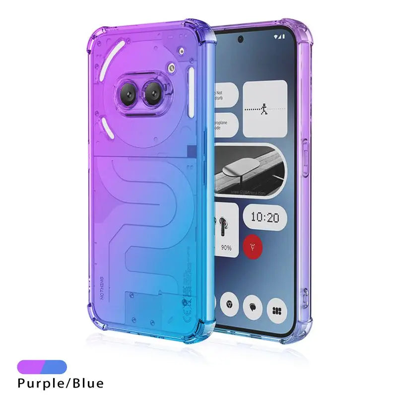 Luxurious Vibrant Clear Gradient Case - Nothing