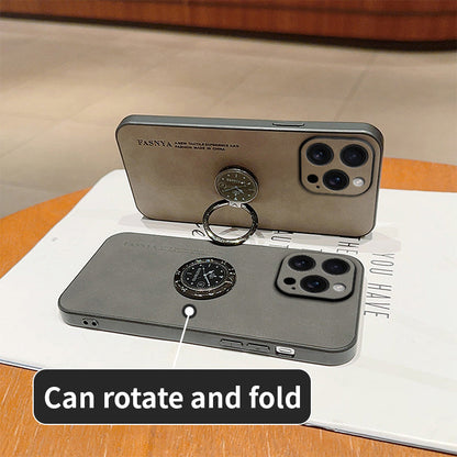 Dynamic Clock-Inspired Ring Stand Case - iPhone