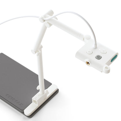 OKIOLABS OKIOCAM S USB 2-in-1 Webcam and Document Camera for Distance Learning Video Conferencing Remote Working Stop Motion Time Lapse Overhead Video Recording Super High Definition 1440p