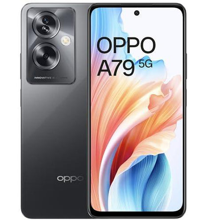 Oppo A79 5G (Mystery Black, 8GB RAM, 128GB Storage) | 5000 mAh Battery with 33W SUPERVOOC Charger Preowned