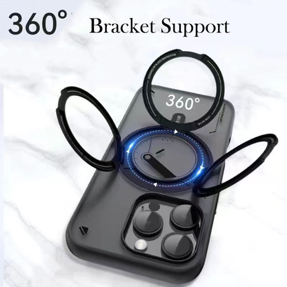 Sleek Chrono Magnetic Stand Case - iPhone