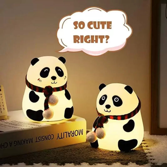 Adorable Panda Touch Multicolour Lamp