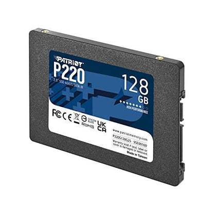 Patriot Memory P220 SATA III SSD 128GB up to 550MT/s 3 Years Warranty Internal Solid State Drive 2.5'' SSD P220S128G25