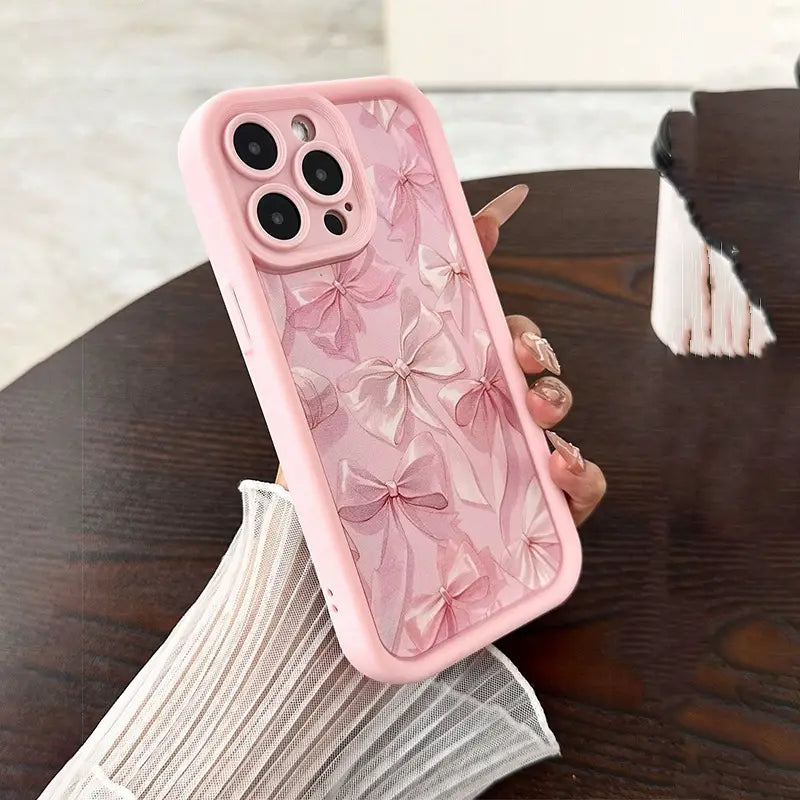 Soft Bow Accent Case With Charm