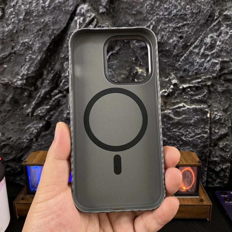 Futuristic Carbon Print Magsafe Case - iPhone