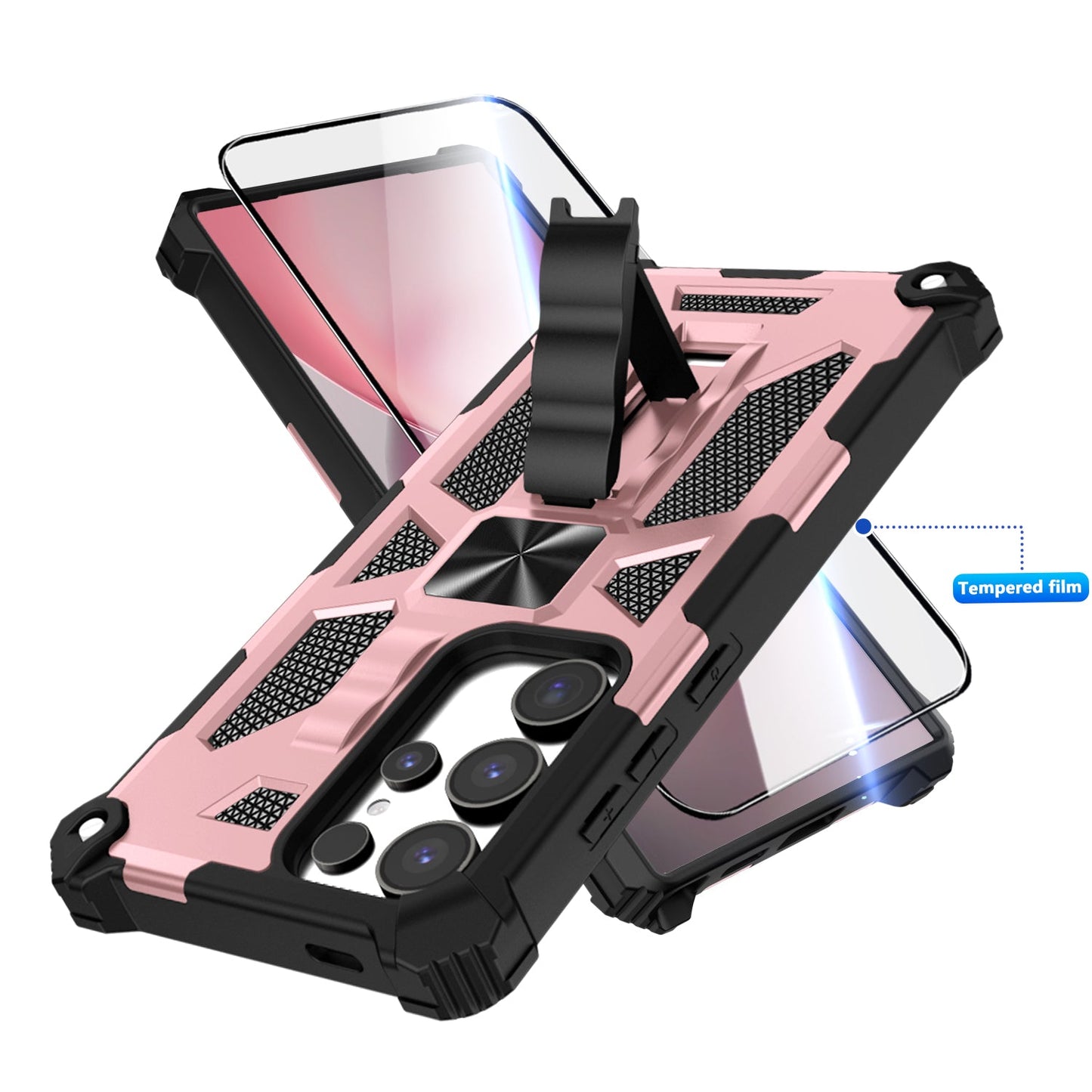 Armor Bumper Edge Hidden Bracket Case - Samsung