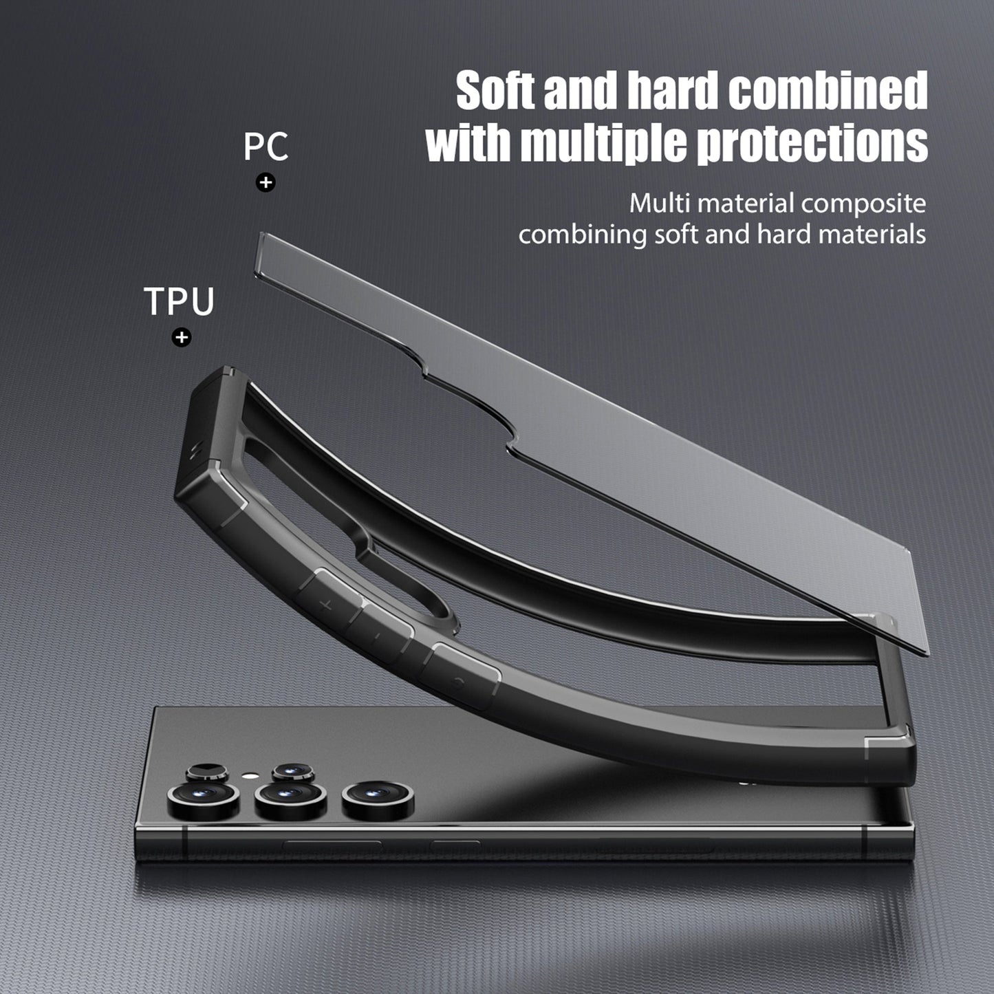 Crystal Clarity Hybrid Airbag Case - Samsung