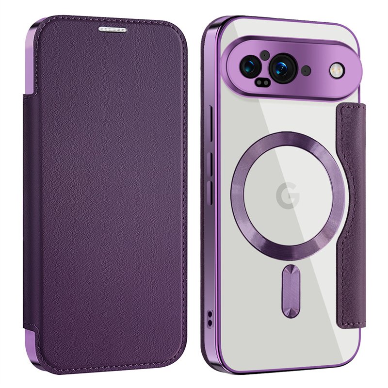 Dazzling Leather Flip Wallet Case - Google Pixel