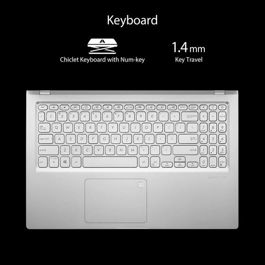 (Refurbished) ASUS Vivobook 15, Intel Celeron N4020, 15.6" (39.62 cms) HD, Thin and Light Laptop (8GB/512GB SSD/Integrated Graphics/Windows 11/Office 2021/Fingerprint/Silver/1.8 kg), X515MA-BR024WS
