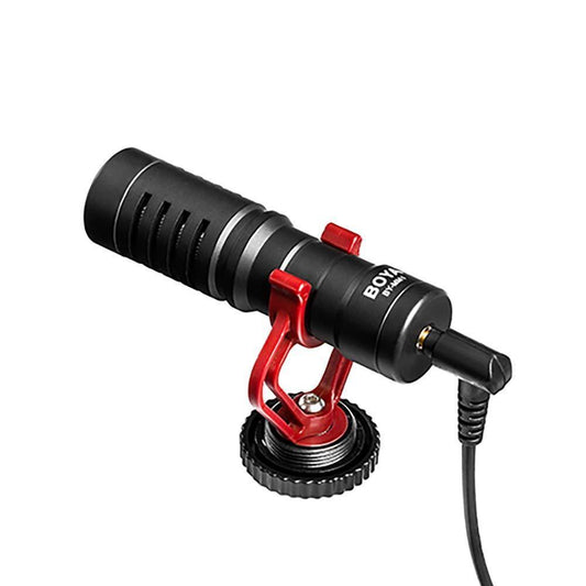 (Refurbished) Boya BY-MM1 Universal Cardiod Shotgun Microphone (Black)