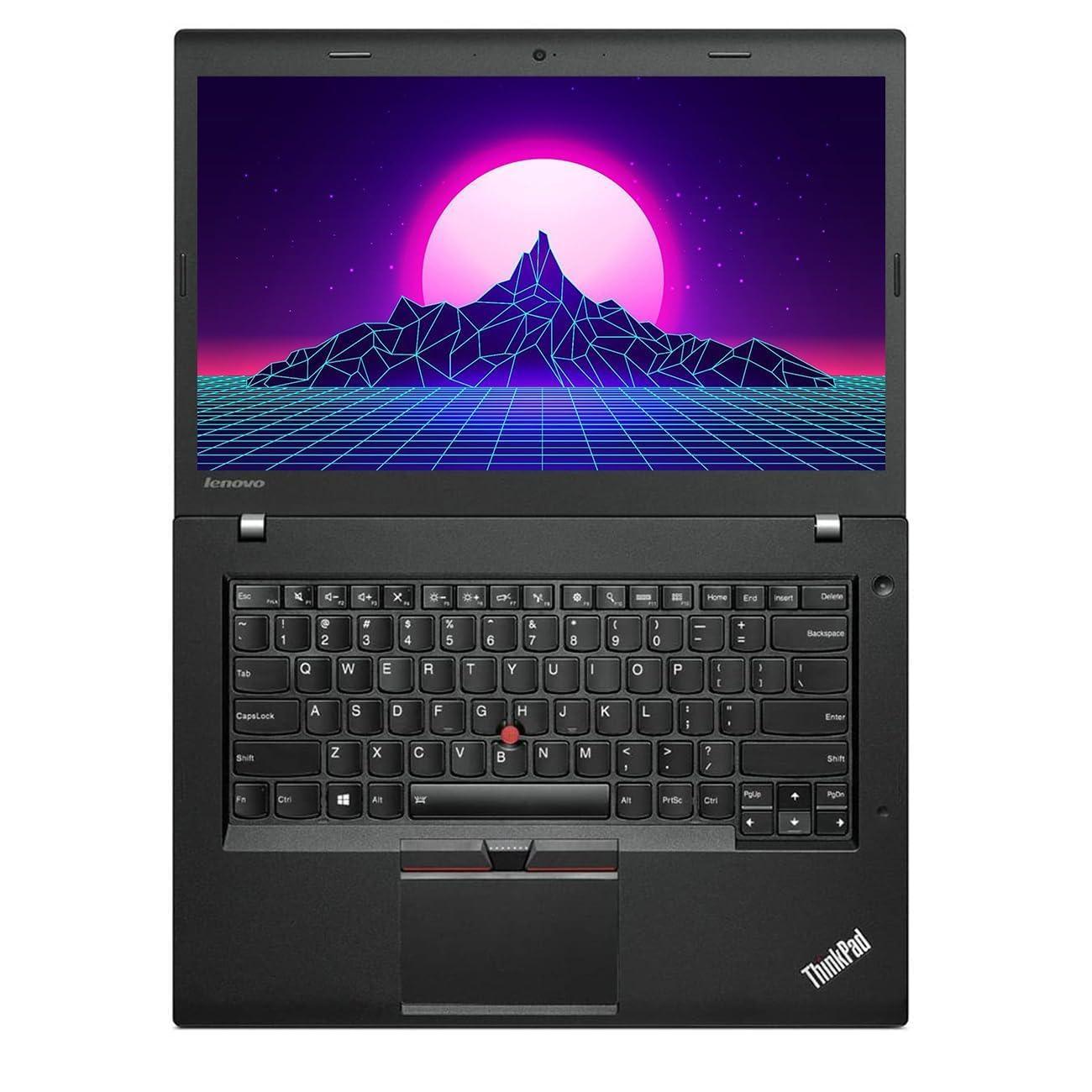 (Refurbished) Lenovo ThinkPad 5th Gen Intel Core i5 Thin & Light HD Laptop (16 GB RAM/256 GB SSD/14" (35.6 cm) HD/Windows 10 Pro/MS Office/WiFi/Bluetooth/Webcam/Intel Graphics), Black