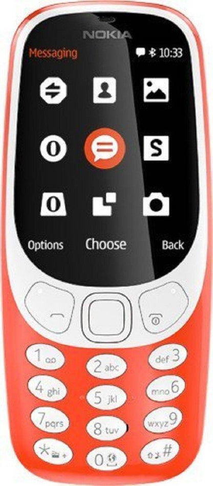 (Refurbished) Nokia 3310 (Warm Red)