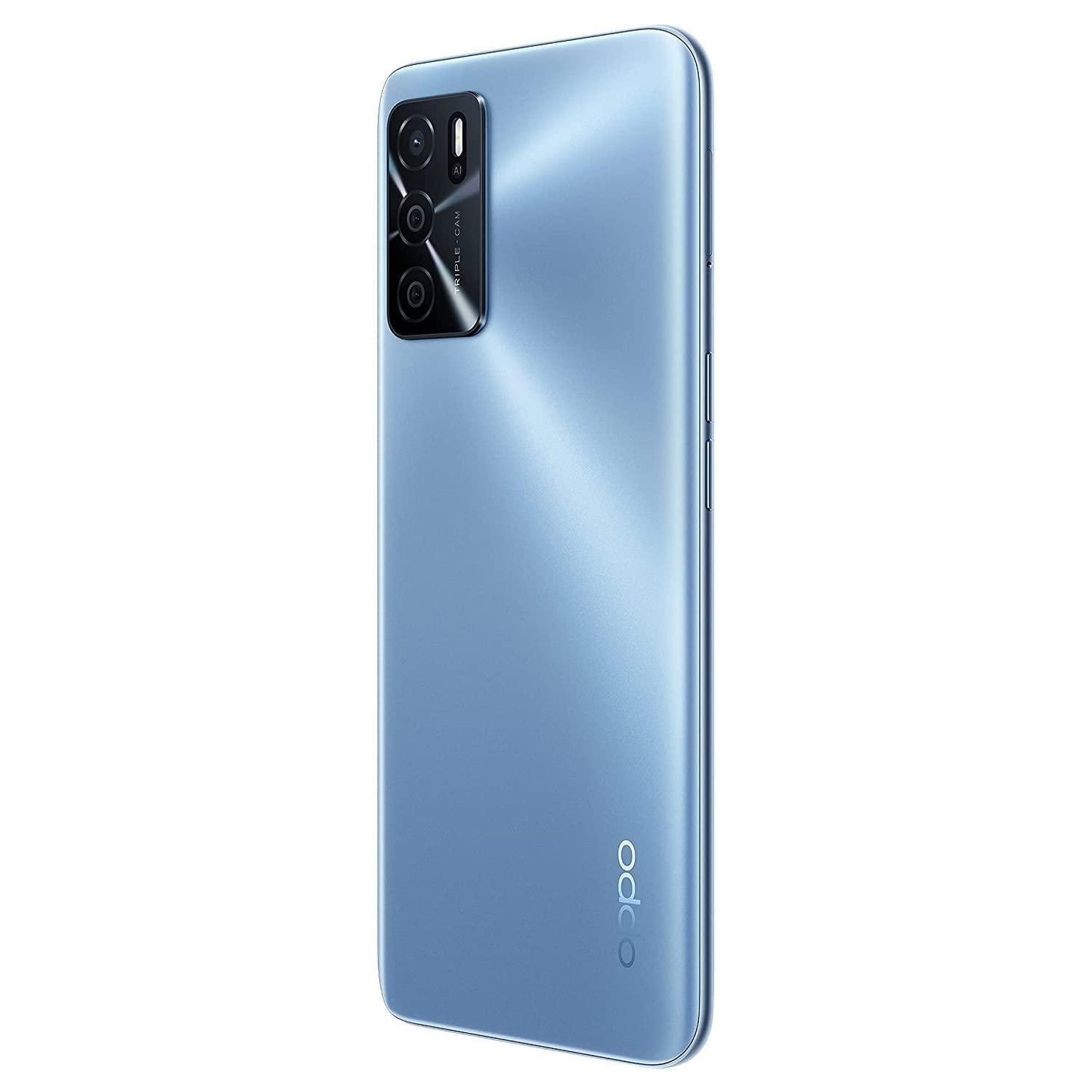 (Refurbished) Oppo A16 (Pearl Blue, 4GB RAM, 64GB Storage) Without Offers, Large