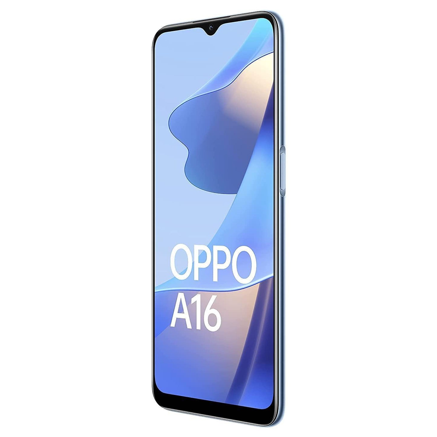(Refurbished) Oppo A16 (Pearl Blue, 4GB RAM, 64GB Storage) Without Offers, Large