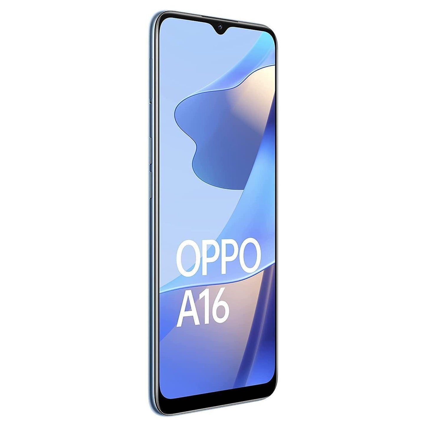 (Refurbished) Oppo A16 (Pearl Blue, 4GB RAM, 64GB Storage) Without Offers, Large